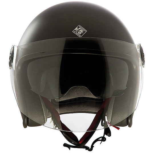 Moto Jet Helm aus Tucano Urbano Fiber EL'JET 1300 Dunkelgrau Opak