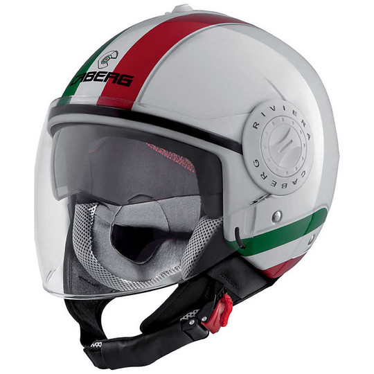 Moto Jet Helm Caberg Riviera V3 Doppel Visier Italien