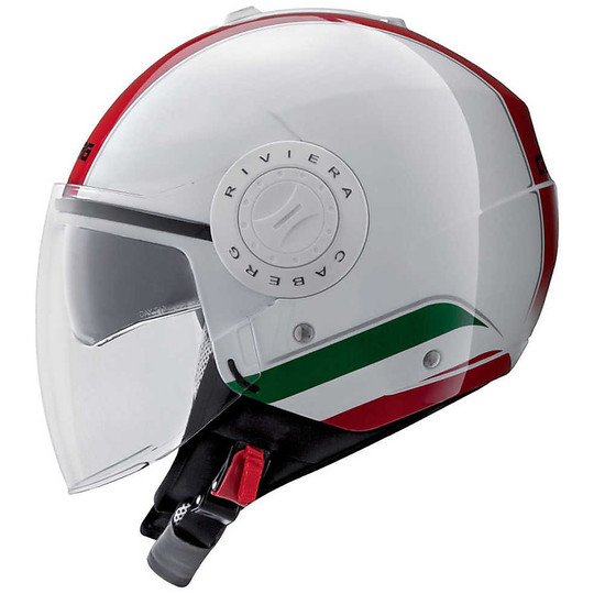 Moto Jet Helm Caberg Riviera V3 Doppel Visier Italien
