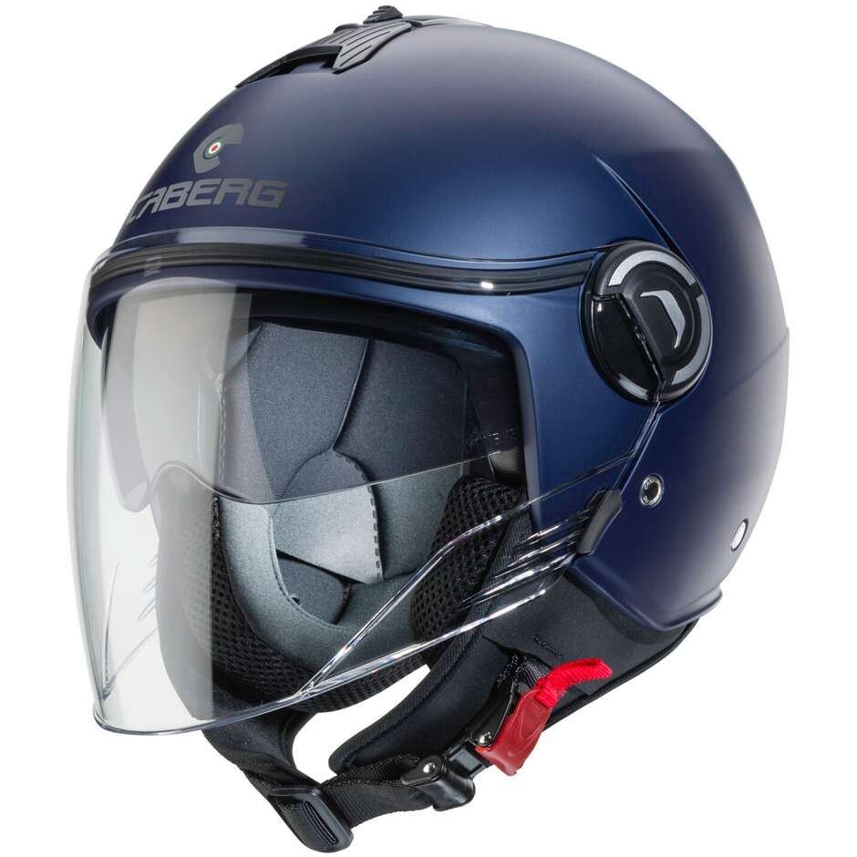 Moto Jet Helm Caberg RIVIERA V4X Matt Blau Yama