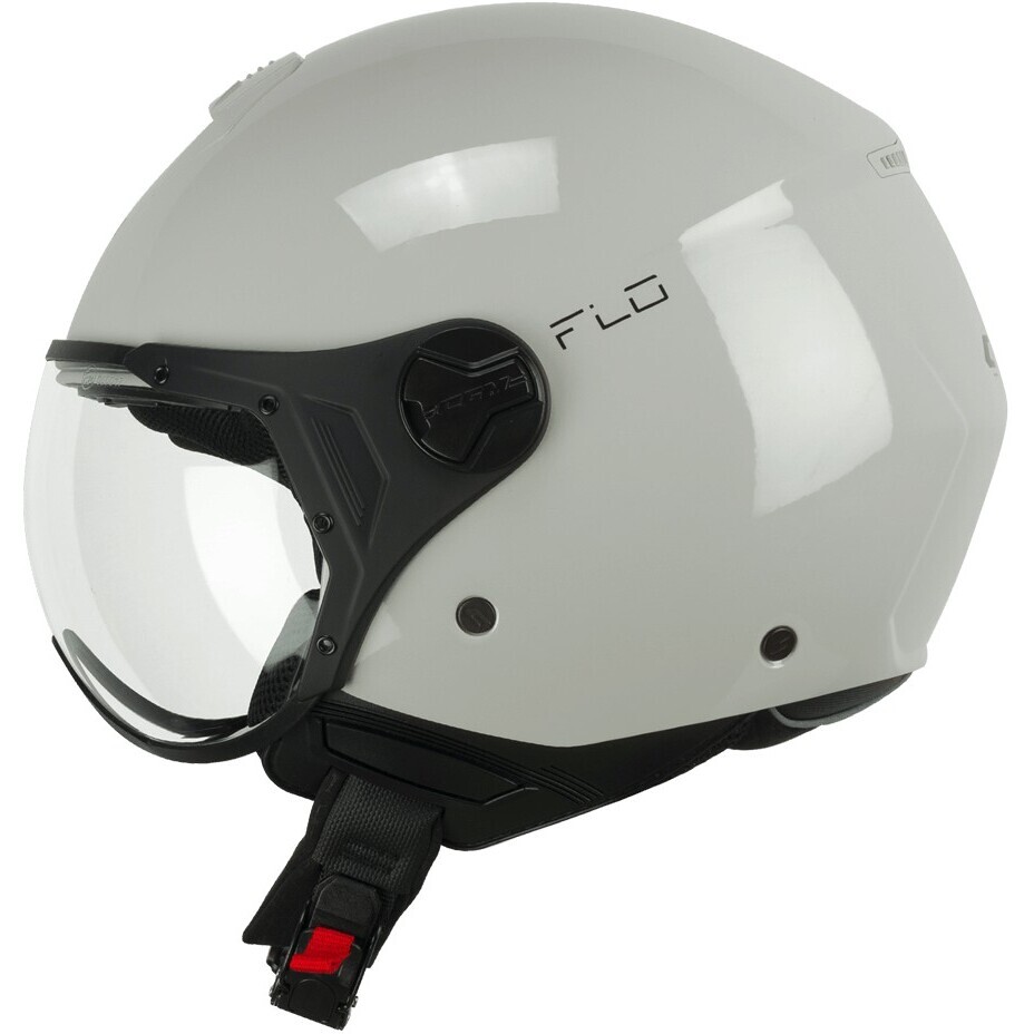 Moto Jet Helm CGM 167A FLO MONO Grau konturiert