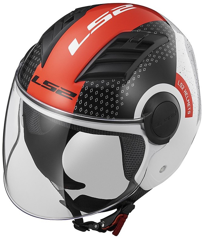 Moto Jet Helm OF562 Ls2 Airflow lang mit Visier Lange ...