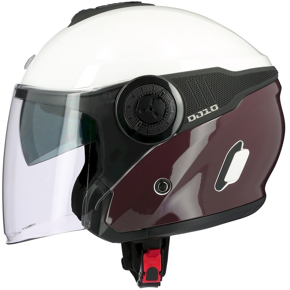 Moto Jet helmet Astone DJ10-2 RADIAN Brown White