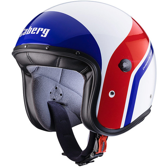 Moto Jet helmet Caberg Freeride Mistral Red Blue White