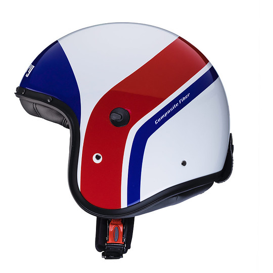 Moto Jet helmet Caberg Freeride Mistral Red Blue White