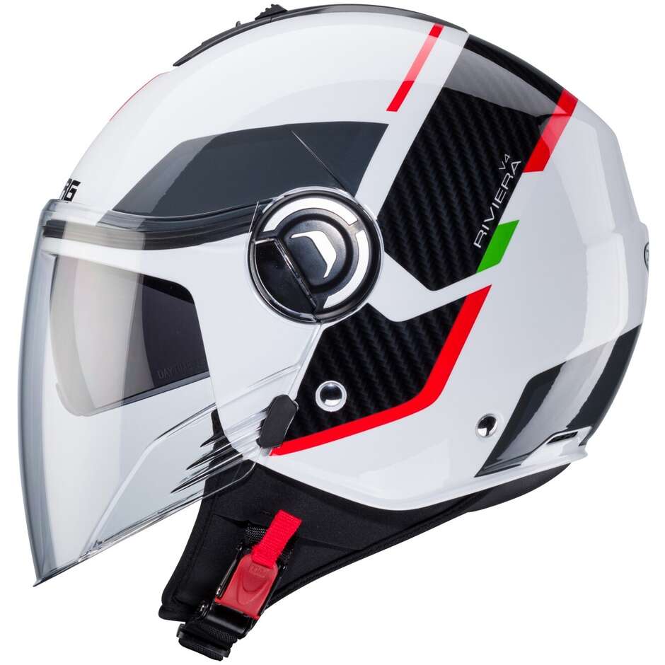 Moto Jet helmet Caberg RIVIERA V4X GEO ITALY