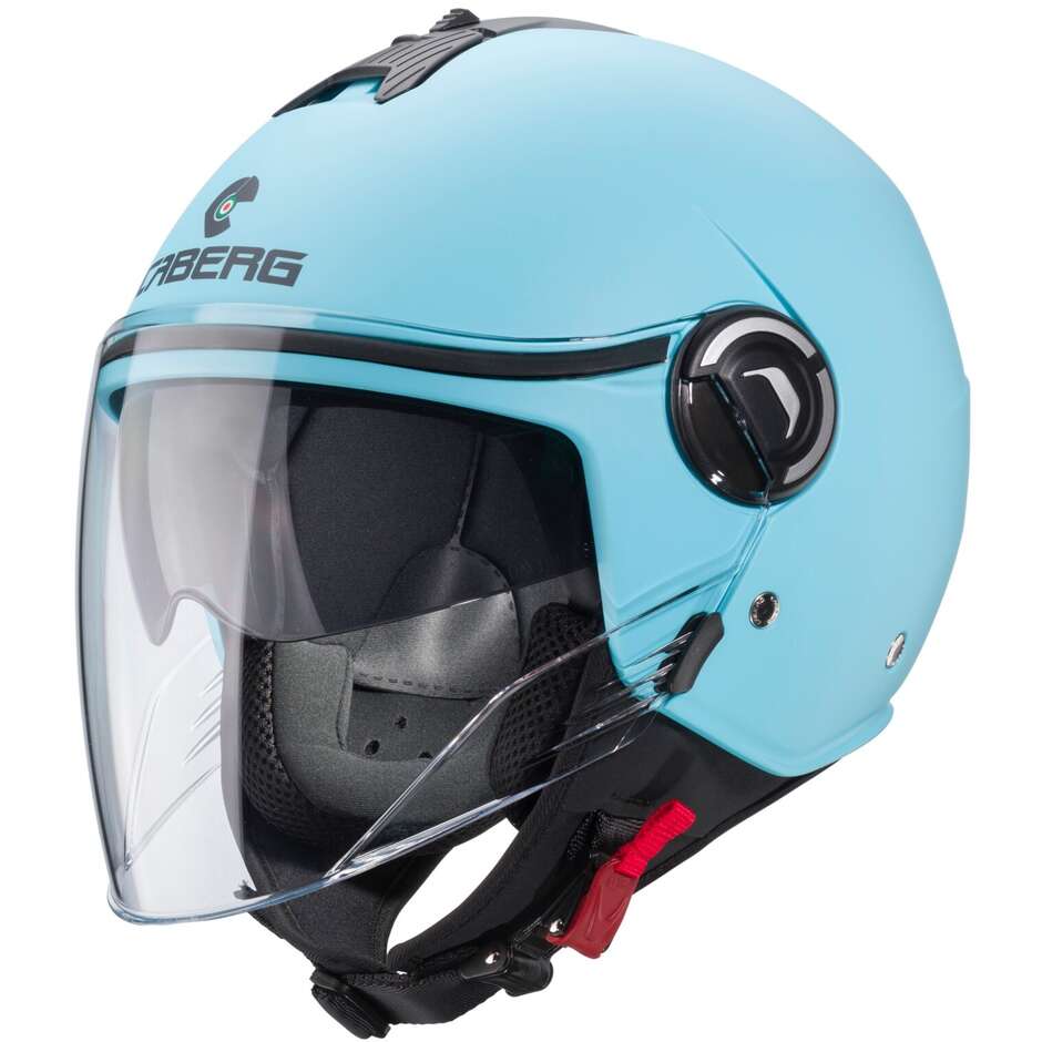 Moto Jet Helmet Caberg RIVIERA V4X Matt Light Blue