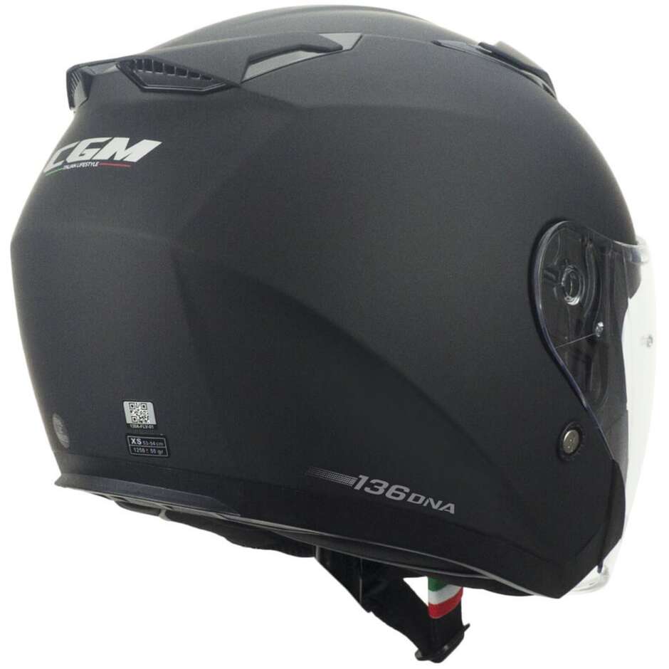 Moto Jet helmet CGM 136A DNA MONO Matt black