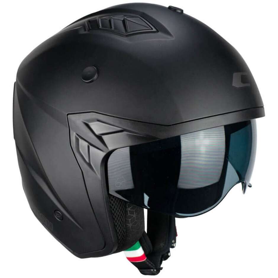 Moto Jet helmet CGM 155A RUSH MONO Matt black