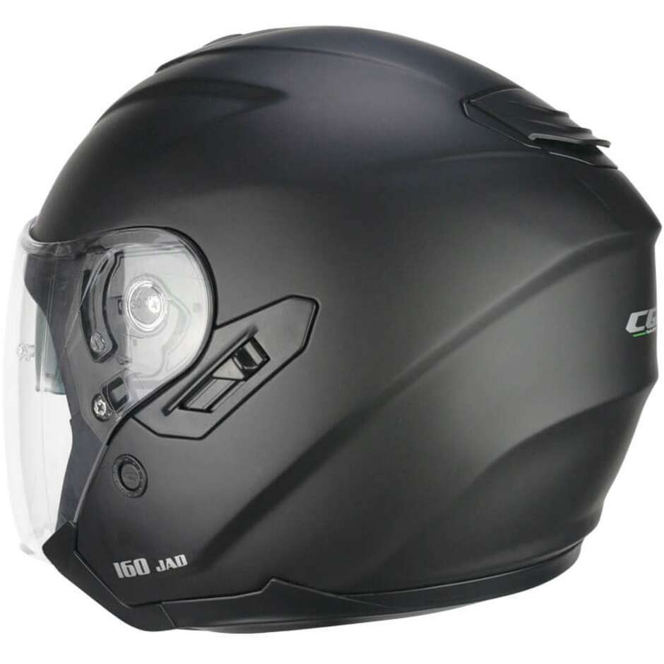Moto Jet helmet CGM 160A JAD MONO Matt black