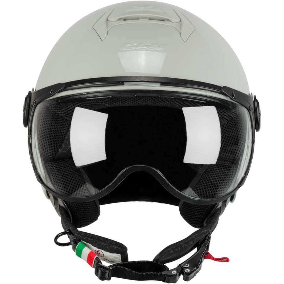 Moto Jet Helmet CGM 167A FLO MONO Gray contoured