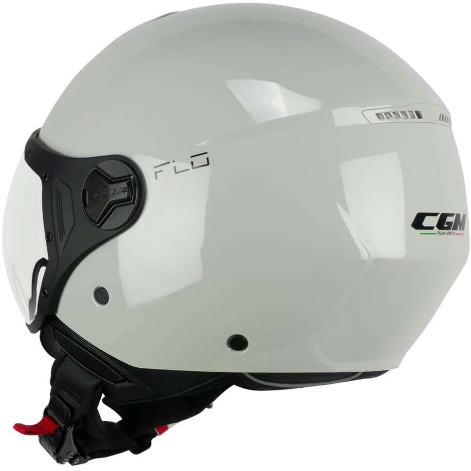 Moto Jet Helmet CGM 167A FLO MONO Gray contoured