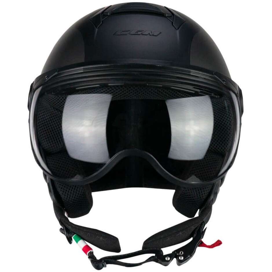 Moto Jet Helmet CGM 167R FLO STEP Anthracite Pink - Shaped Visor