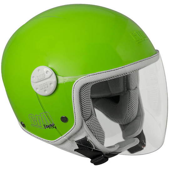 Moto Jet Helmet CGM 206S Varadero Smile Green