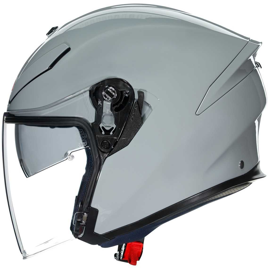 Moto Jet Helmet in Agv K-5 JET NARDO Gray Fiber For Sale Online ...