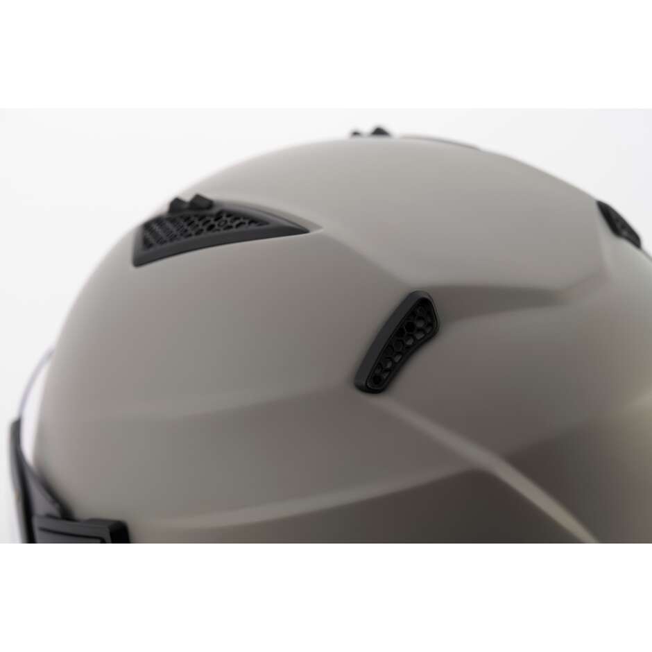Moto Jet Helmet in Blauer BET HT Fiber Monochrome Matt Gray