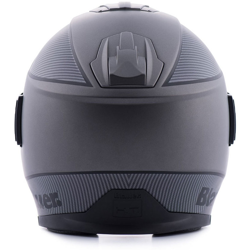 Moto Jet Helmet in Blauer Fiber ONLY Titanium Carbon Black