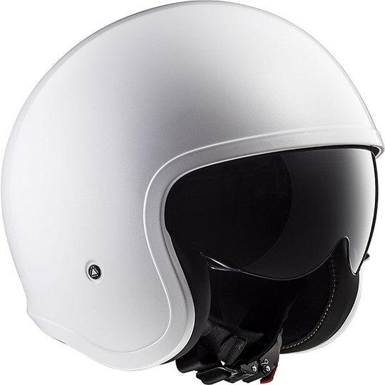 Moto Jet Helmet LS2 OF599 SPITFIRE Glossy White