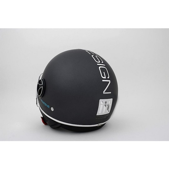 Moto Jet Helmet Momo Design Figther EVO Graphene Black Opaque