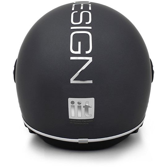 Moto Jet Helmet Momo Design Figther EVO Graphene Black Opaque