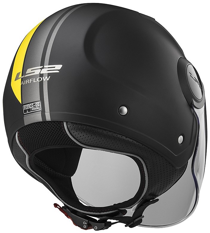 Nero Matt Casco LS2 Helmet Airflow OF562 