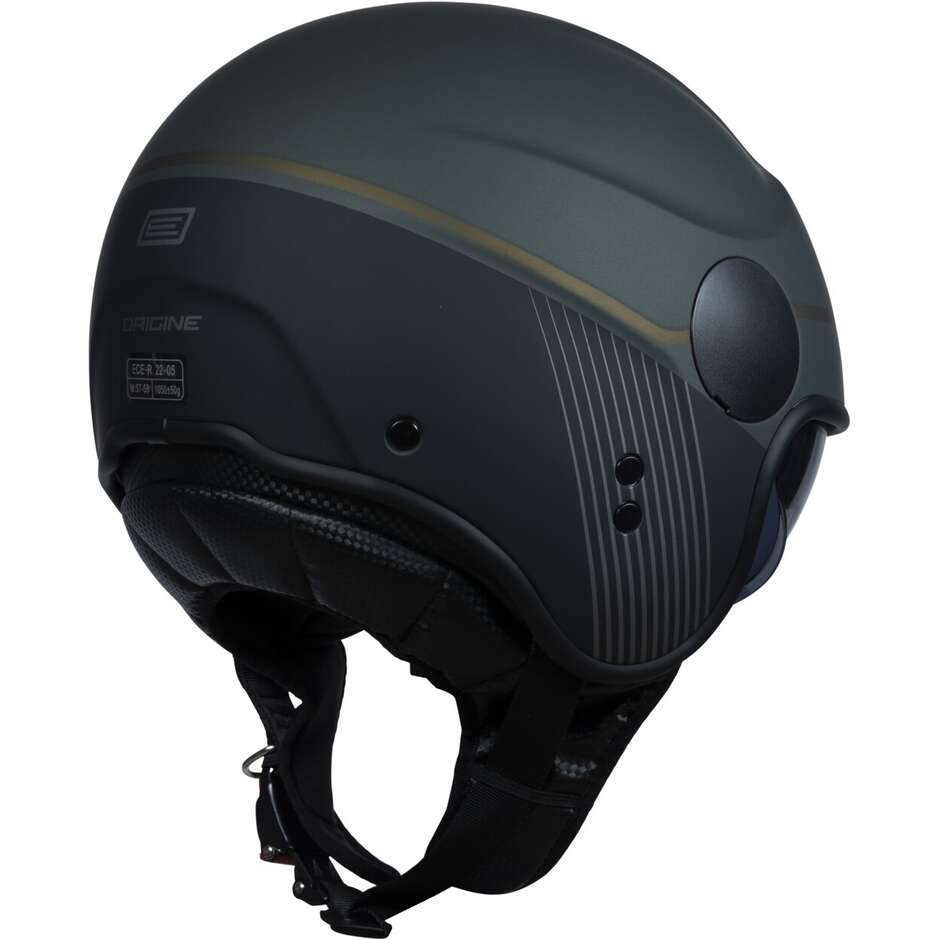 Moto Jet Helmet Origin SIERRA Snatch Army Green Matt
