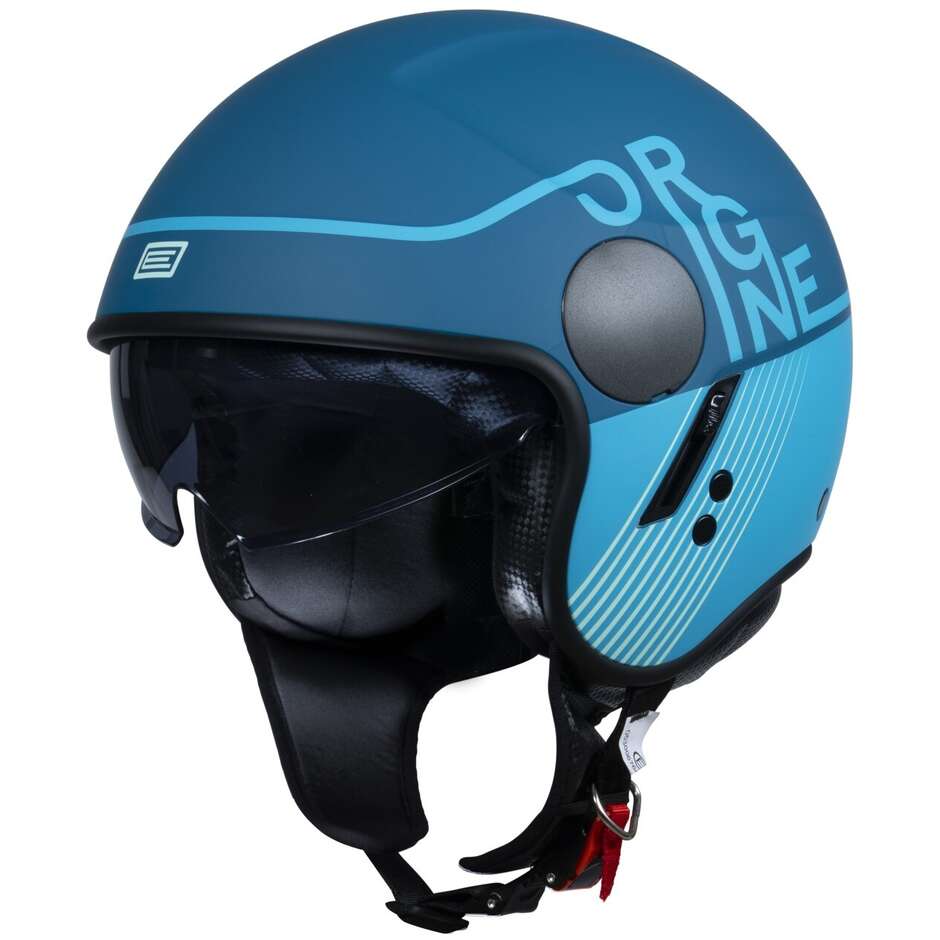 Moto Jet Helmet Origin SIERRA Snatch Matt Blue