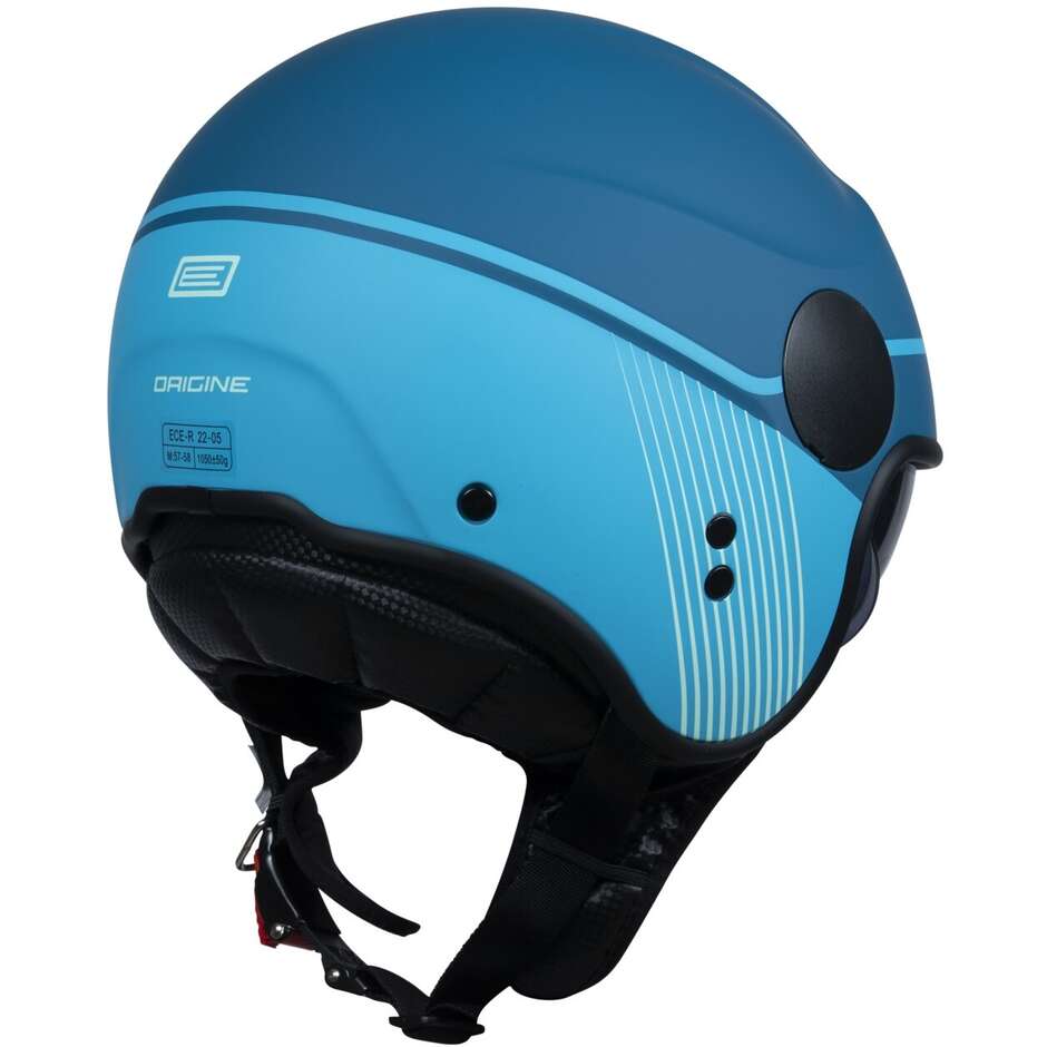 Moto Jet Helmet Origin SIERRA Snatch Matt Blue