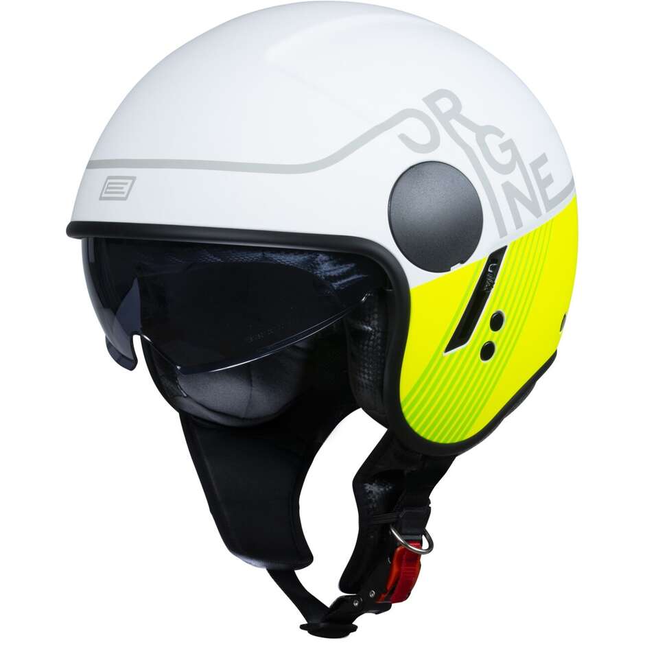 Moto Jet Helmet Origin SIERRA Snatch Matt White