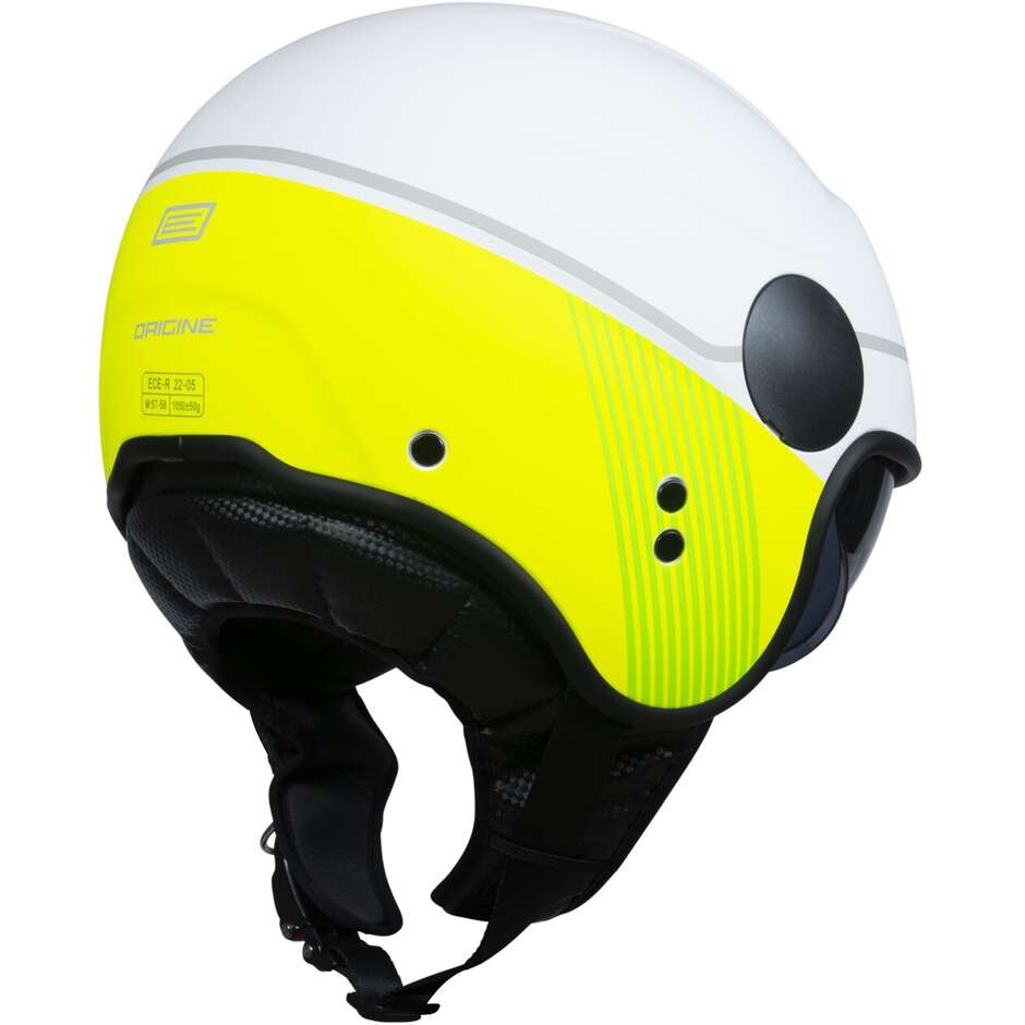 Moto Jet Helmet Origin SIERRA Snatch Matt White