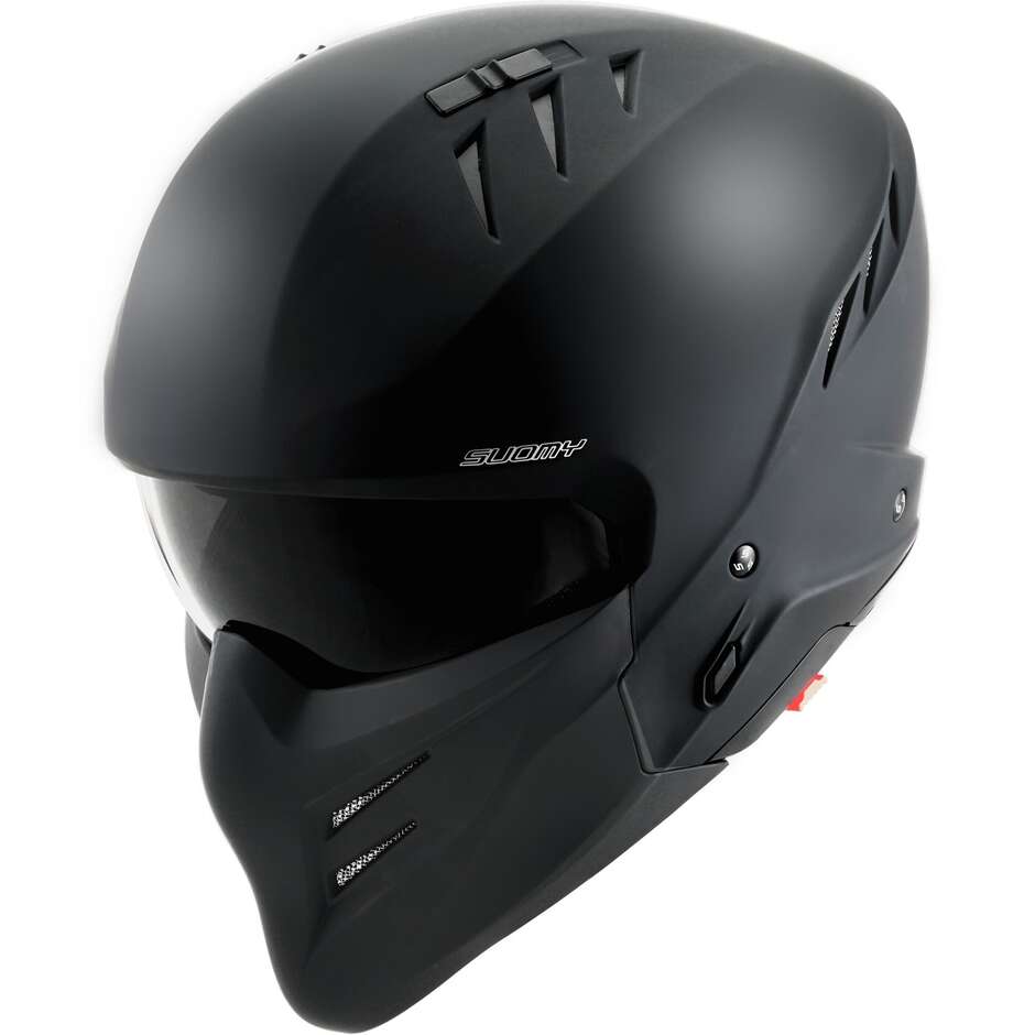 Moto Jet Helmet Suomy ARMOR PLAIN Matt Black