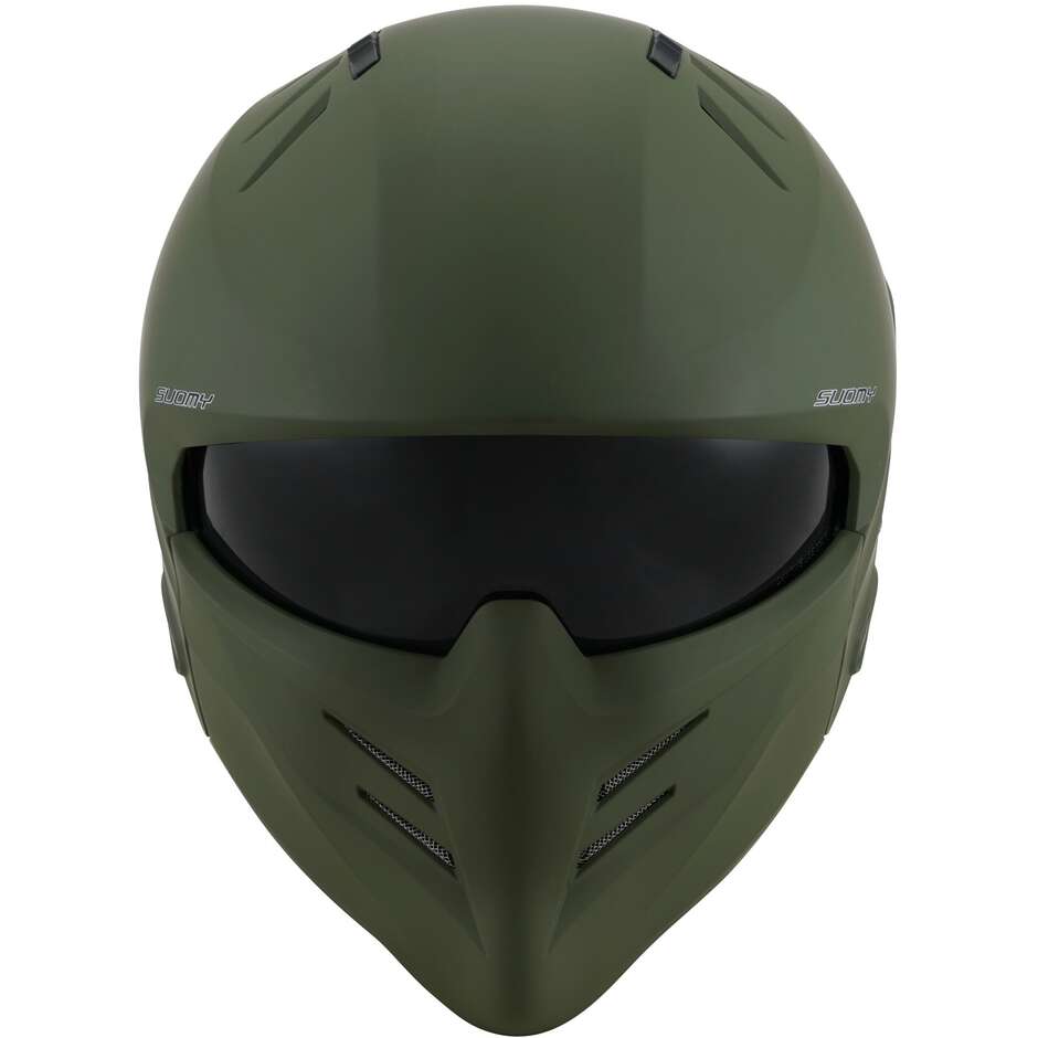 Moto Jet Helmet Suomy ARMOR PLAIN Matt Military Green