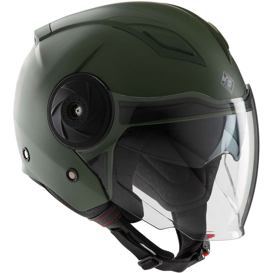 Moto Jet Helmet Tucano Urbano EL CITY Green Airborne Matt
