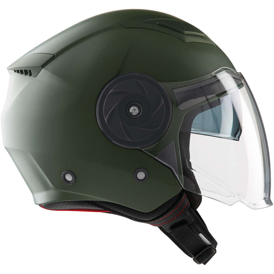 Moto Jet Helmet Tucano Urbano EL CITY Green Airborne Matt