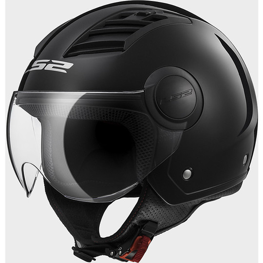 Moto Jet helmet visor With LS2 FF562 Airflow Gloss Black