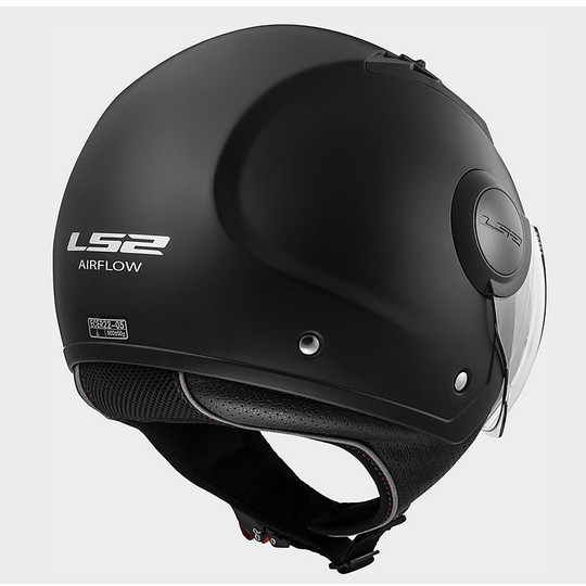 Moto Jet helmet visor With LS2 FF562 Airflow Gloss Black