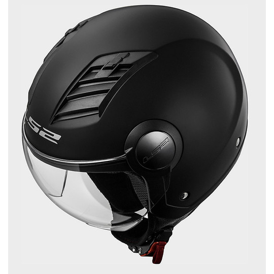 Moto Jet helmet visor With LS2 FF562 Matte Black Airflow