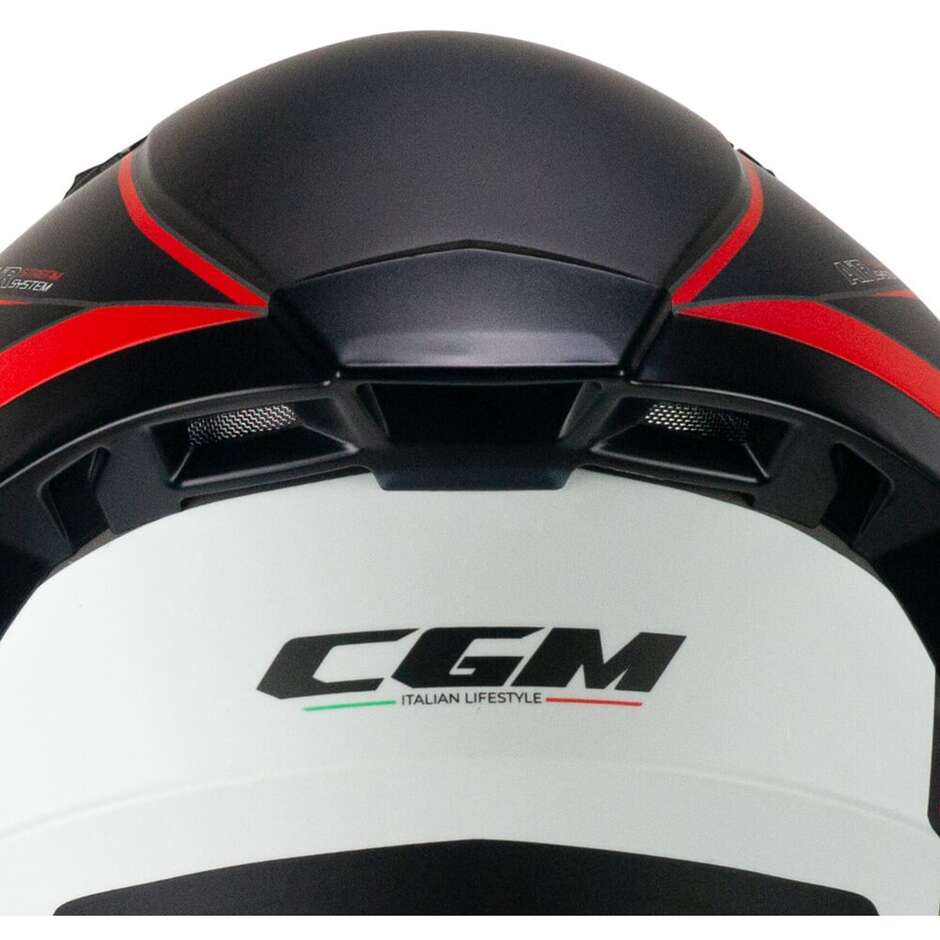Moto Jethelm CGM 127G DEEP RACE Graphite Red matt
