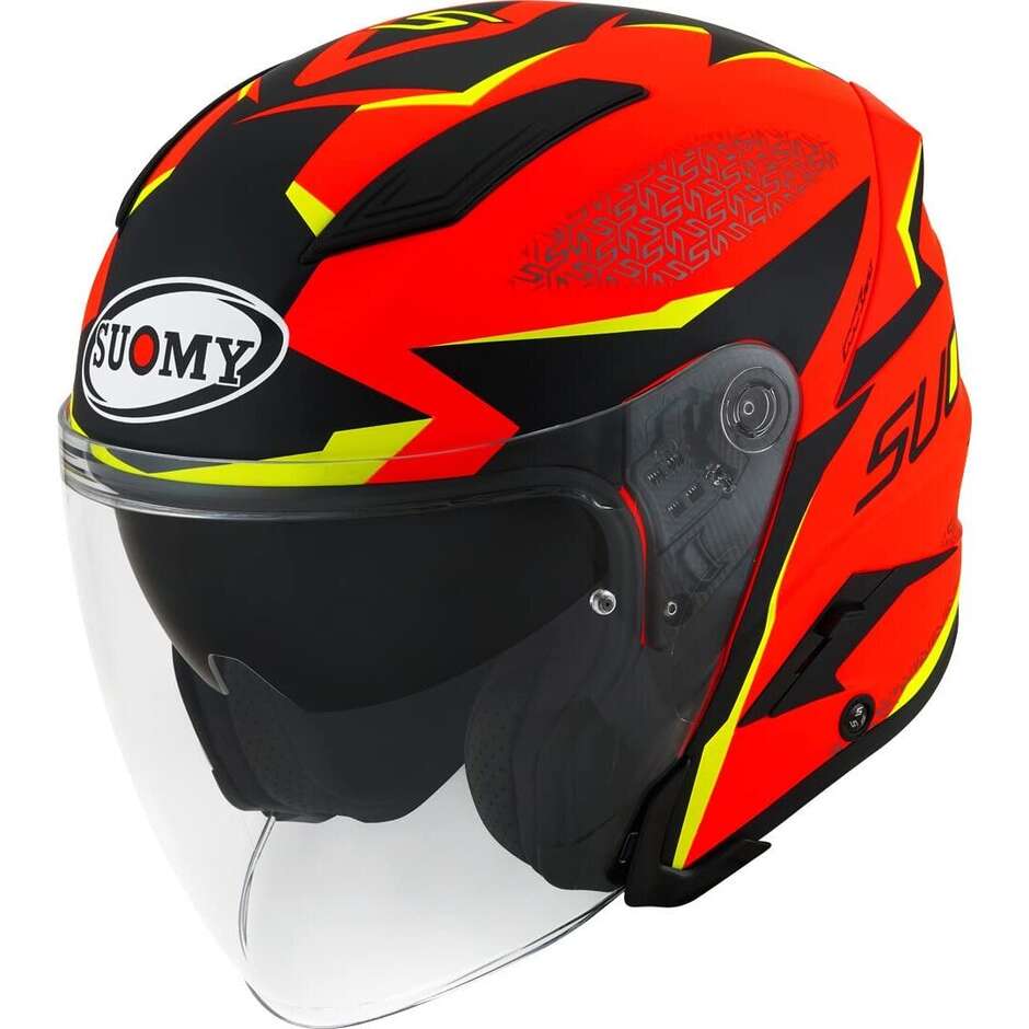 Moto Jethelm Suomy SPEEDJET LUMINISM Matt Rot