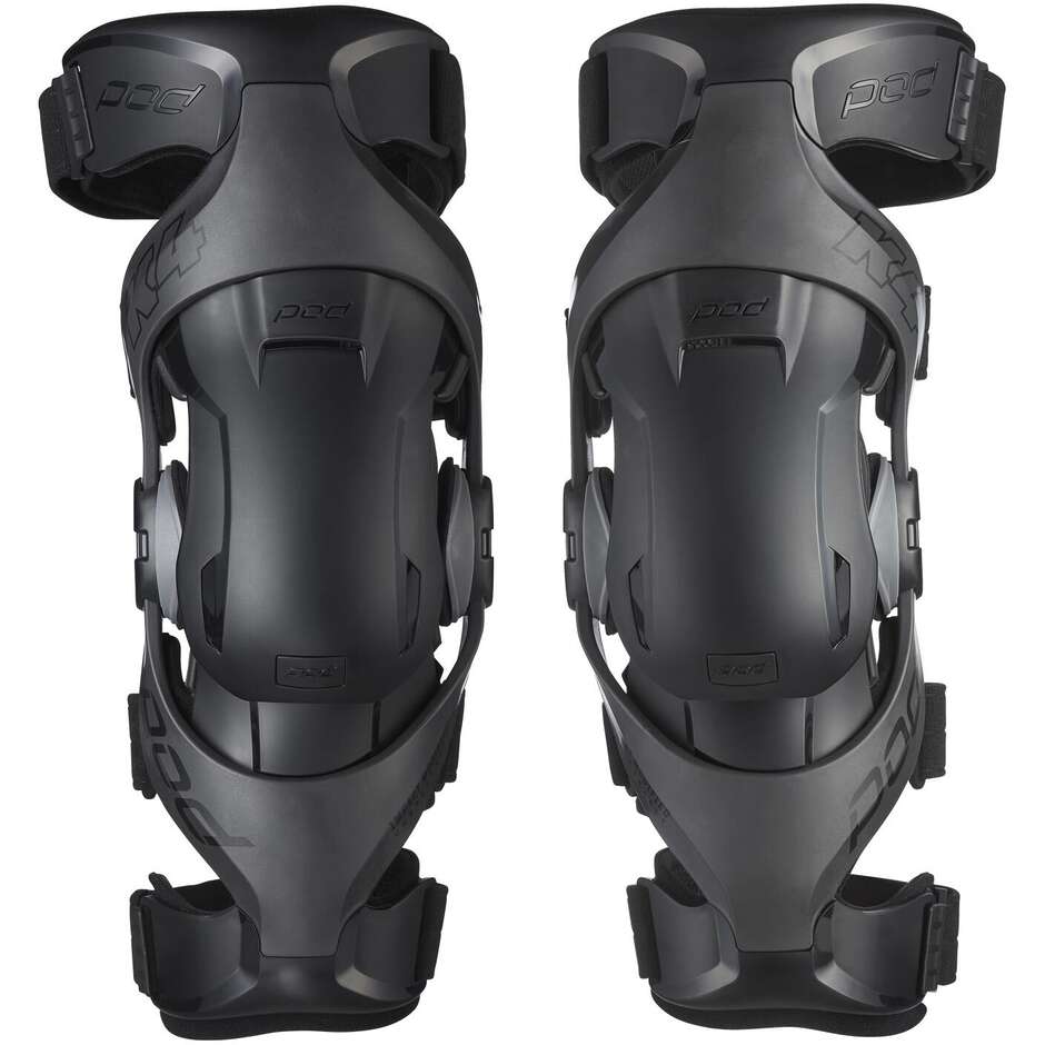 Moto Knieschützer Kids Pod MX K4 V2 Schwarz Graphit