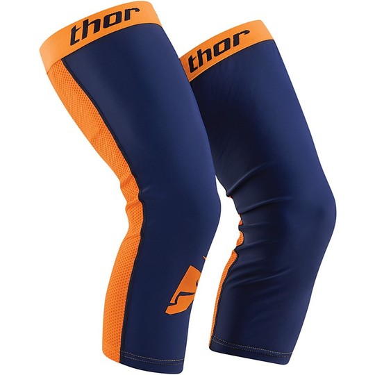 Moto Knietechniken Thor Comp Sleeve Navy / Orange
