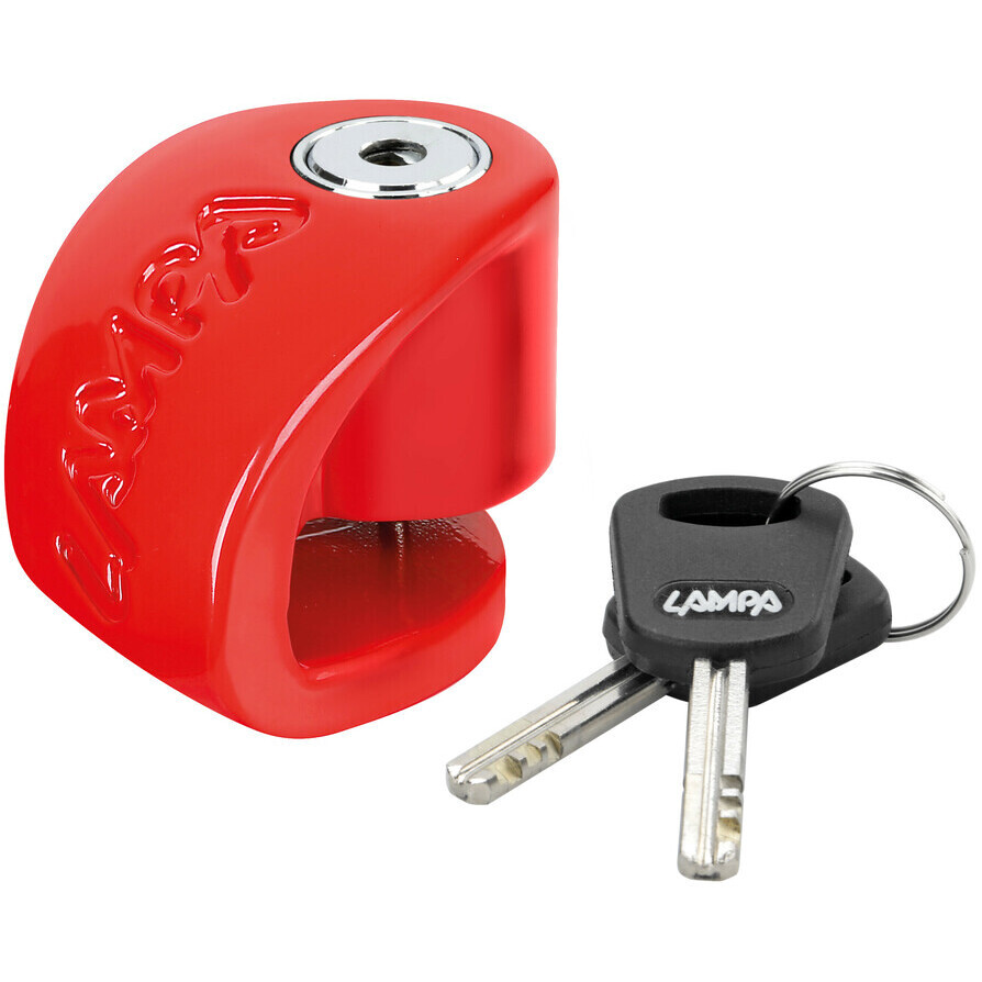 Moto Lampa disc lock Model Stone XS 5.5 mm pin Red