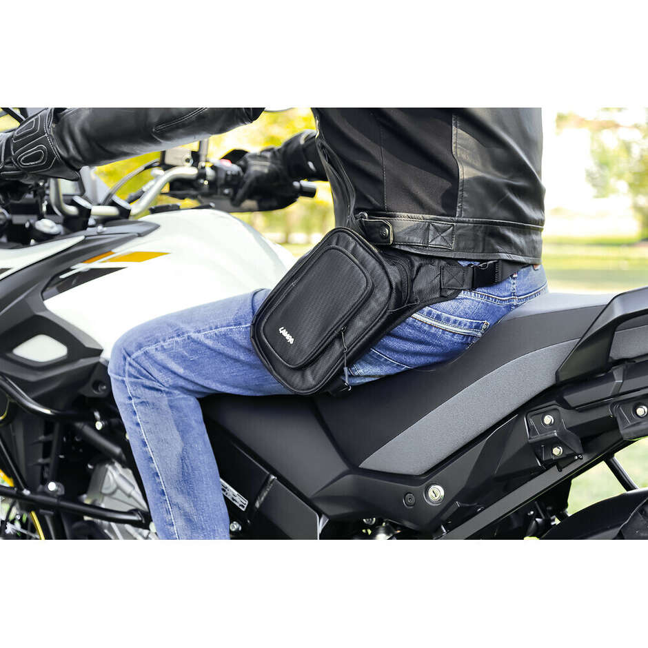 Moto Lampa T-Voyager Leg-Pack Leg Bag Black