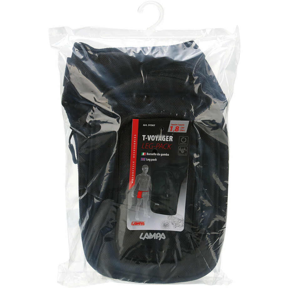 Moto Lampa T-Voyager Leg-Pack Leg Bag Black