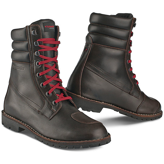 Moto Leather Boots Urban Line INDIAN Dark Brown