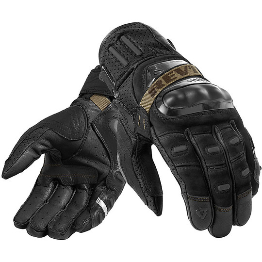 Moto Leather Gloves Rev'it CAYENNE PRO 2 Black