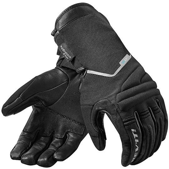 Moto Leather Gloves Rev'it DRIFTER Black 2