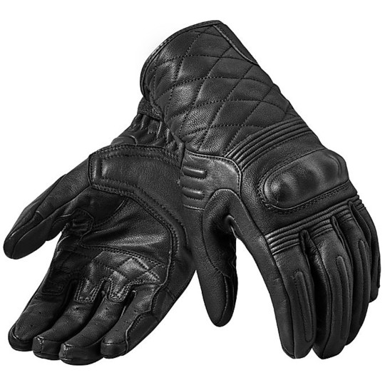 Moto Leather Gloves Rev'it MONSTER 2 Black