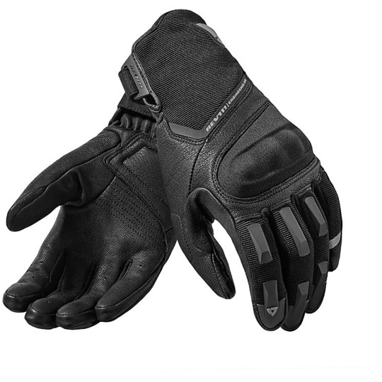Moto Leather Gloves Rev'it STRIKER 2 Black