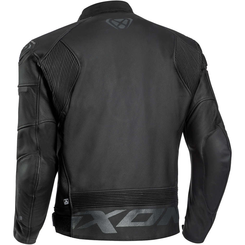 Moto Leather Ixon Racing Jacket SPARROW Black
